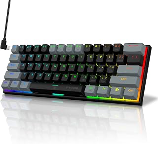 E-YOOSO XuanGui Wired Mechanical RGB Gaming Keyboard,Linear…