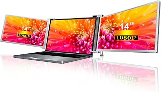 Laptop Expansion Screen Portable Triple Screen Monitor…