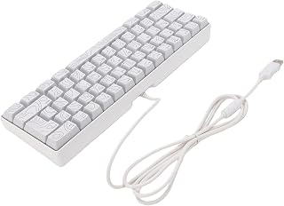 EMUKOEP Wired Computer Keyboard 61 Key Compact…
