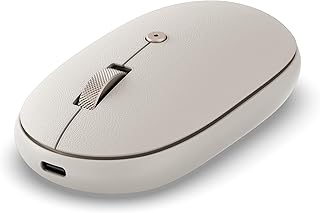 Compare Satechi OntheGo Bluetooth Mouse with USB C Rechargeable Battery, Connect up 3 Devices, Compact and Portable Wireless Mouse for Laptop, Computer, Tablet – Sand at KSA Price