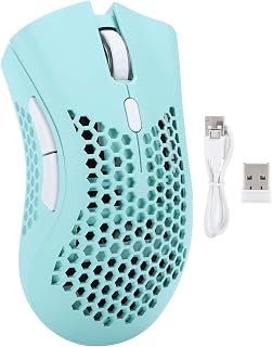 Compare 2.4G Wireless Mouse, Hollow Out Computer Mice, USB Rechargeable RGB Portable Gaming Mouse Optical Mouse for Desktops Notebooks Laptop PC  Plug and PlayBM600 at KSA Price