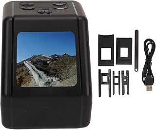 Compare Film and Slide Scanner, Convert 135 126 110 8mm Slides to 12MP JPG Digital Photo Negative Scanner with High Fidelity Image, Fast Scanning and Multiple Film Size Options at KSA Price