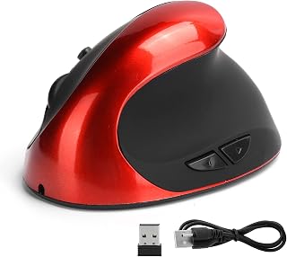 Compare Wireless Optical Vertical Mouse, Right Generation 3rd Generation Ergonomic Wireless Vertical Mouse Game Mice Computer Mice Red at KSA Price
