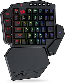 Redragon K585 DITI One-Hand Wireless Mechanical Keyboard,…
