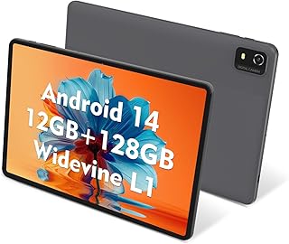 Compare CWOWDEFU 10 Inch Android 14 Tablet, 12GB+128GB, Expandable 1TB, WiFi 6, Dual 8MP+5MP Cameras, Face ID & Gaming Grey at KSA Price