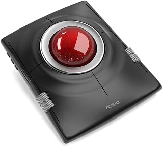 Compare Nulea Wireless Trackball Mouse Ergonomic 55mm Large Ball Ambidextrous at KSA Price