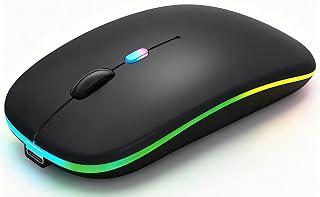 WREANU Wireless Mouse, Rechargeable Bluetooth Mouse…