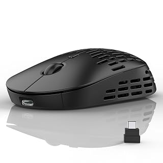 RAPIQUE Bluetooth Wireless Mouse, BT+USB-C Receiver…