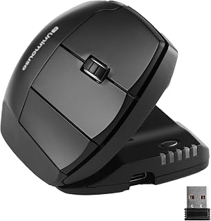 Compare Contour Unimouse Ergonomic Vertical Mouse – Adjustable 35°70° Angle, Customizable Thumb Rest, Rechargeable Battery with Long Life, 6 Programmable Buttons, Ideal for All Day Comfort and Pain Relief at KSA Price