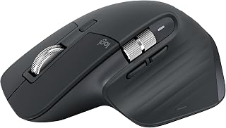 Compare Logitech MX Master 3S  Wireless Performance Mouse with UltraFast Scrolling, Ergo, 8K DPI, Track on Glass, Quiet Clicks, Bluetooth, Windows, Linux, Chrome  Graphite at KSA Price