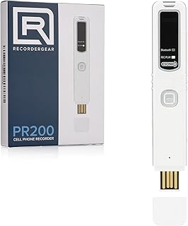 PR200 Bluetooth Cell Phone Call Recording Device,…
