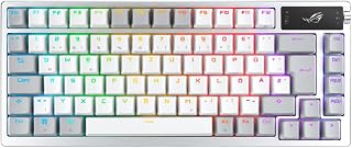 ASUS ROG Azoth White RGB Gaming Keyboard QWERTZ…