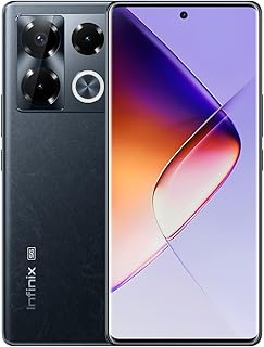 Compare Infinix Note 40 Pro+ 5G, RAM 12+12GB, ROM 256GB, 120Hz FHD+ 3DCurved AMOLED Display, 108MP Rear AI Camera, 4600mAh Battery With 100W Fast Charging  Obsidian Black Color at KSA Price