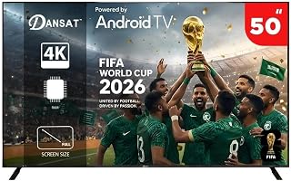 Compare Dansat DTD50BU 50Inch 4K Ultra HD Android 13 Smart TV at KSA Price