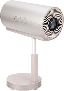 Compare 4K HD Mini Projector, Smart Voice Control 1200LM Portable Projector with 90 Degree Flip Head, Hidden Stand, Smart Image Processing, 2.4G 5G Outdoor Projector for Home Theater US at KSA Price