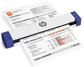 Compare HP Small USB Document & Photo Scanner for Portable 1Sided Sheetfed Digital Scanning, Model HPPS100, for Home, Office & Business, PC and Mac Compatible, HP WorkScan Software Included at KSA Price