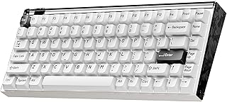 Compare MelGeek MADE84 Ultra+ Wired Gaming Keyboard, Magnetic Keyboard with Hall Effect, 75% Compact Rapid Trigger, HotSwappable, RGB Snap Tap & Adjustable Actuation, Online HIVE Custom, Aluminum CaseBlack at KSA Price