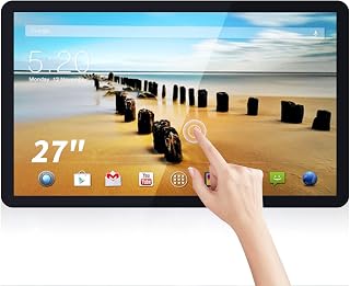 Compare 27 inch Android 14 Touchscreen Monitor Tablet, 16:9 FHD 1080P, WiFi & BT, Builtin Speakers, RK3576 8GB RAM & 128GB ROM, Smart Board for Classroom, Meeting & Game at KSA Price