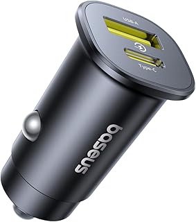 Baseus 30W Car Charger Dual Port USB Type-C…