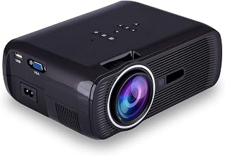 Compare TYLC Mini 800 * 400 Home LCD Projector, 1000 Lumens Video Projector, 130Inch Large Screen Display, ±12° Keystone Correction, Compatible with VGAUSBHDMISD,Black at KSA Price