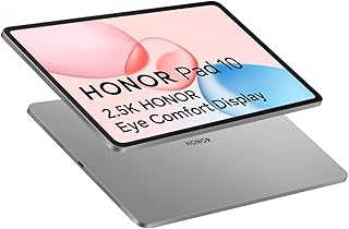 Compare HONOR Pad 10 WiFi Tablet 8GB 256GB, 7 Gen 3 Snapdragon Tablet, 6 Speakers, 10100mAh Battery, 12.1 Inch 120Hz 2.5K Display, 6 Altoparlanti, Metal Body, Google Service, Android 15, Grey at KSA Price