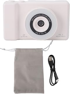 Compare Annadue 2MP Digital Camera with a 2.8 Inch Flip Up Screen, Beauty Mode with Flash, Autofocus, 18x Zoom, 2000mAh Battery，perfect for Party Photography and Travel Videos White at KSA Price