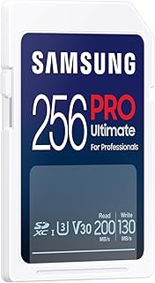 Compare Samsung PRO Ultimate SD Card 256GB UHSI U3 Full HD & 4K UHD 200MBs Read 130MBs Write Memory Card for Camera PC Drone or Action Cam MBSY256SWW at KSA Price
