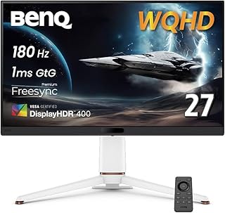 Compare BenQ MOBIUZ EX271Q 27” 2K 180Hz 1ms Gaming Monitor, AI Detail Enhancement, DP 1.4, HDMI 2.0, 65W USBC, 95% P3, DisplayHDR 400,AMD Freesync, KVM, Pixsoul Engine, Remote Control, Best for AAA Games at KSA Price