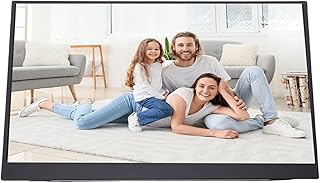 Compare Luqeeg 15.6 Inch Computer Monitor, 1080P HD Portable Lightweight Screen, WiFi USB C HD Multimedia Interface Second External Screen with Stand Built in 2 Speakers for Laptop PC at KSA Price