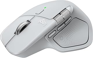 Compare Logitech MX Master 4 for Mac, Ergonomic Bluetooth Mouse with Advanced Performance Haptic Feedback, UltraFast Scrolling, USBC Charging, MacOS, iPadOS, Windows  White Silver at KSA Price