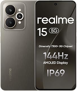 realme 15 5G Smartphone 12GB+256GB Black