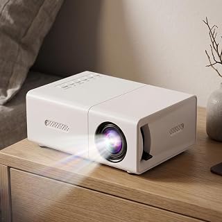 Compare Smart Projector, FHD 1080P Portable Outdoor Movie Projector for Home Theater, Compatible with Game Consoles & Smartphone, HDMI and USB for IndoorOutdoor Entertainment, USA  White at KSA Price