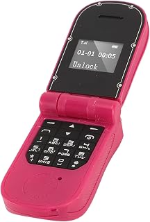 Compare SENECESLI GSM Frequency Flip Phone Compact BT Dialling Phone SIM Card Messages Blacklist Unlocked for BT for Android Red at KSA Price