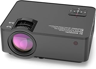 Compare XIANGYUE Projector CP600 720P，LED support 1080P projector Projector for Smart Phone Movie Ome Theater Home Video Projector Color : Black at KSA Price