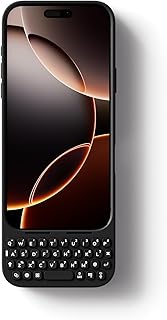 Compare Akko MetaKey Keyboard for iPhone 16 Pro Max Maximize Screen Space Keyboard Case for Accurate Typing, Space Black at KSA Price