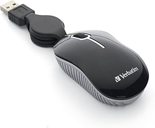 Verbatim Wired Optical Computer Mini USB-A Mouse -…
