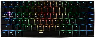 Compare 82 Key Mechanical Keyboard,2.4G WirelessBluetooth 3.05.0Typec Wired Keyboard,RGB Backlight Ergonomic Computer Keyboard Typewriter,for Office Home GamingGreen axis at KSA Price