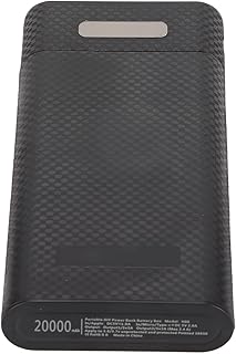 Compare Generic Battery Charger Case, 8x18650 Portable Power Bank, Plastic Shell Charger Box with 2 USB Output Ports & LCD Display, Ideal for DIY Power Banks, Micro, Phone & Type C Input at KSA Price
