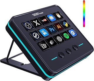 Compare Macro Keypad, Stream Controller Deck Gaming Streaming Shortcut Keyboard, 18 Programmable Keys Customizable Visual AI Pad USB Soundboard for OBS, YouTube, Desk Office Setup, Laptop, PC, Mac at KSA Price