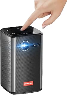 Compare P70 3D Projector 4K Mini Portable Smart Auto Focus Android Full HD WiFi LED Projector 1080P Home Video with Battery; Outdoor Cinema at KSA Price