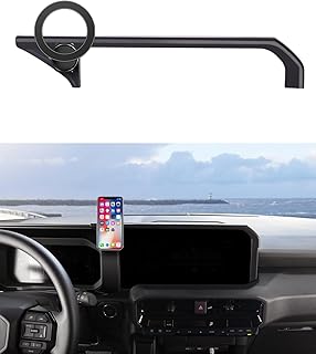 Compare Car Phone Holder for Toyota Land Cruiser LC250 2024 2025 Accessories 812.3Inch Screen Fixed Clip, 360° Rotation Phone Mount Compatible with MagSafe, Cell Phone Holder at KSA Price