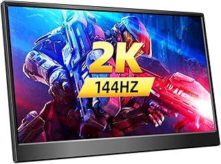 Portable Monitor for Laptop, 15.6 Inch 1440p Gaming…