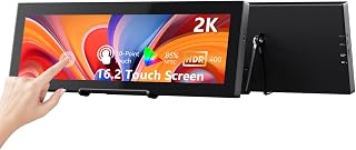 16.2 Inch Portable Monitor, 2K QHD 2608×720 Touchscreen…