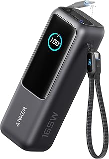 Anker Power Bank, 25,000mAh 165W Ultra-Fast Portable…