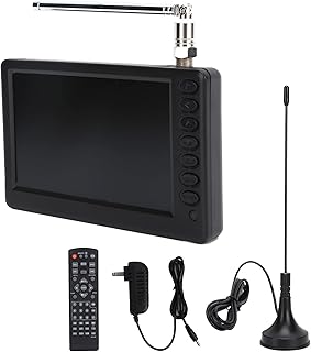 Compare 5in Portable Digital Television, ATSC TV LCD Monitor Rechargeable Battery Stereo Digital TV Supports 1080p Video, MKV, MOV, AVI, WMV, MP4, FLV, etc at KSA Price