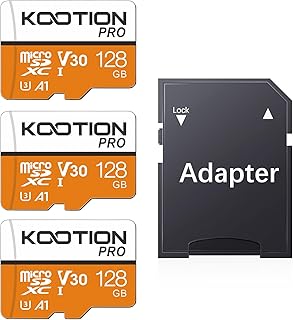 KOOTION 3-Pack Micro SD Card 128GB with UHS-I,…
