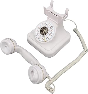 Compare Domary Vintage Telephone Sound Guestbook Function Decorative Retro Landline Home Wedding Party at KSA Price