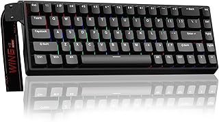 Compare AULA WIN68 HE Mechanical Gaming Keyboard 60%, Hall Effect Magnetic Switch, Rapid Trigger Mode Adjustable Actuation, 8000Hz Polling Rate, RGB Backlit Wired Keyboard for LaptopPC Gamer at KSA Price