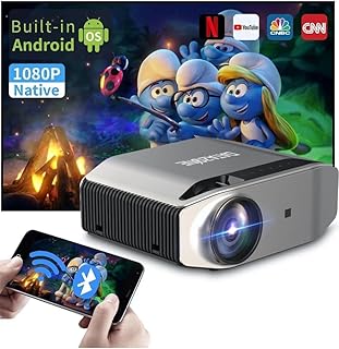 Compare Datazone Full HD Projector, Smart WiFi Bluetooth Projector with Native Full HD, 3800 Lumens and 200" Max Display, Compatible with iOS iPhone, Android, Windows, TV, PS5, Model 4010 at KSA Price