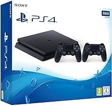 Compare Sony PlayStation 4 Console with 2 DualShock Controller 500GB, Black at KSA Price